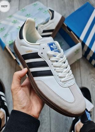 Мужские кроссовки adidas samba white