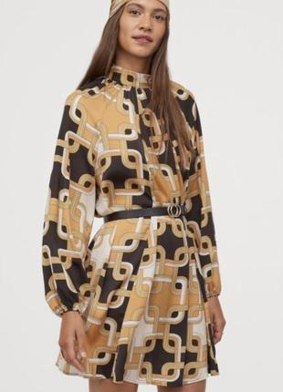 Комплект з хусткою оригінальна сукня колаборації h&m x richard allen xs, s, m