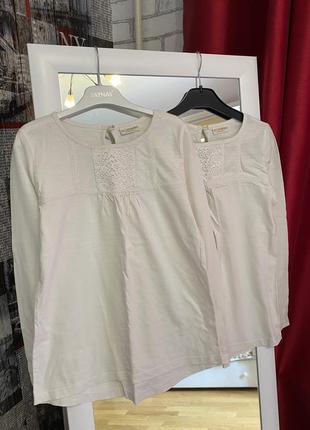 Дві гарні білі шкільні блузи для дівчинки, lc waikiki, 140-146см3 фото