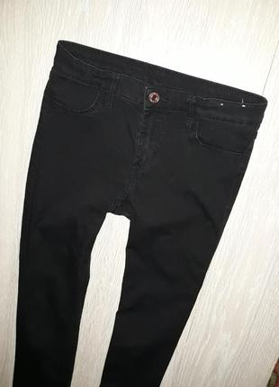Стрейчевые джинсы скины узкого кроя h&amp;m на 10-11 лет4 фото
