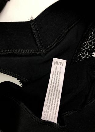 Сексуальний чорний комплект спідньої білизни-75c+m4 фото