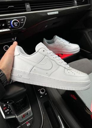 Nike air force кроссовки кожа