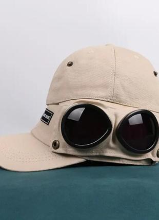 Кепка бейсболка hande made (c.p. company) с маской солнцезащитные очки 2, унисекс wuke one size5 фото