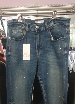 Круті джинси скінні zara slim fit - 32 р-р7 фото