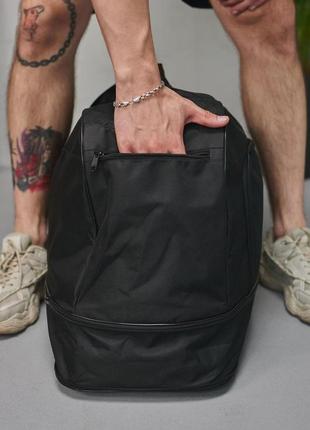 Дорожня сумка чорна puma чорне лого (мал.)10 фото