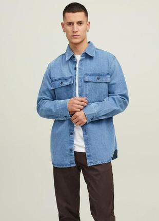 Сорочка jack&jones gordon denim shirt