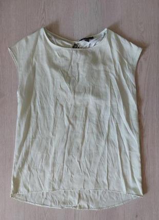 Нова блузка із віскози пастельного фісташкового кольору, розмір xs - s1 фото