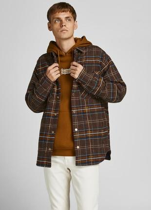 Куртка сорочка jack&amp;jones james quilted relaxed