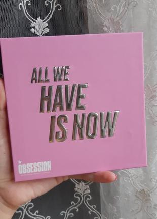 Палетка тіней для повік makeup obsession all we have is now9 фото