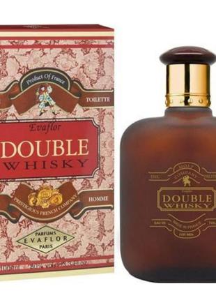 Evaflor double whisky туалетна вода 100 ml євафлор дабл віскі чоловічі духи парфюм