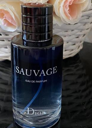 Christian dior sauvage 100ml парфумована вода чоловічі парфуми edp крістіан діор саваж парфум аромат тестер3 фото