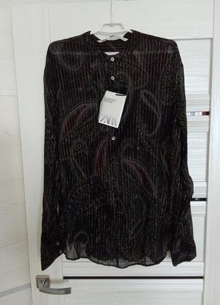Брендовая новая красивая блуза-рубашка р.16(xl).