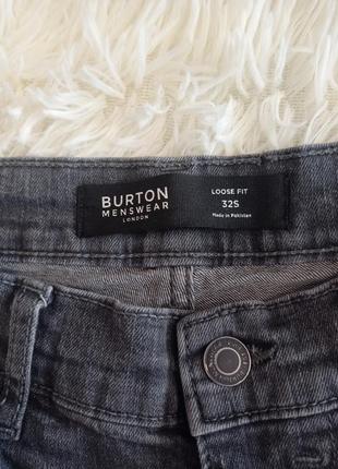 Джинсы burton london глубокая посадка, укороченные 32