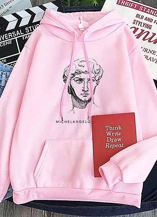 Батнік худі трьохнитка на флісі 🔥 с рисунком