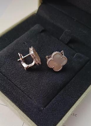 Брендові сережки  ван кліф van cleef vca4 фото