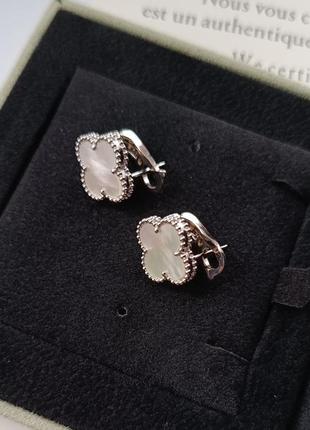 Брендовые серьги ван клиф van cleef vca