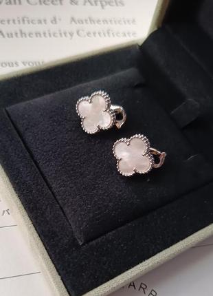 Брендові сережки  ван кліф van cleef vca6 фото