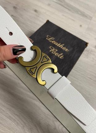 Ремень пояс кожаный женский в стиле celine / ремень пояс кожаный женский в стиле celine