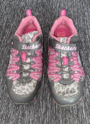 Кроссовки разовые с блестками sketchers 36-37