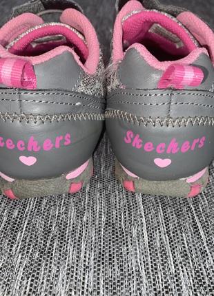 Кроссовки разовые с блестками sketchers 36-372 фото