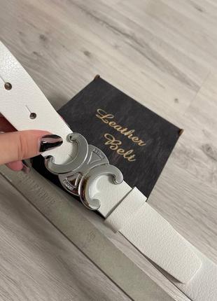 Ремень пояс кожаный женский в стиле celine / ремень пояс кожаный женский в стиле celine