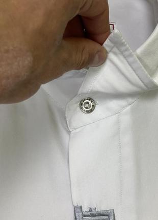 Oversize рубашка шведка с короткими рукавами гавайка4 фото
