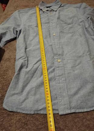 Рубашка next oxford shir оксфордская с длинным рукавом на 11-12 лет в идеальном состоянии9 фото