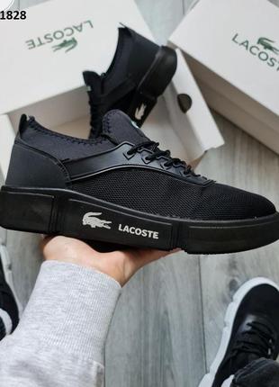 Мужские спортивные кроссовки мужское демисезонное спортивное кроссовки lacoste