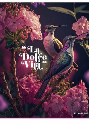 Зошит загальний "la dolce vita" 060-3270k-5 у клітинку, 60 аркушів