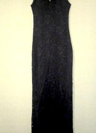 Шикарное кружевное платье boohoo, длинное.3 фото