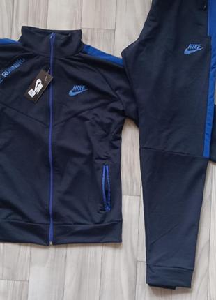 Мужской спортивный костюм без капюшона с карманами members nike3 фото