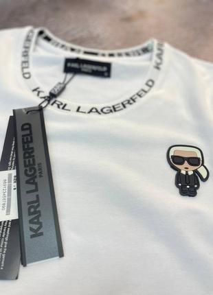 💜є наложка 💜жіноча  футболка  "karl lagerfeld"💜lux якість3 фото