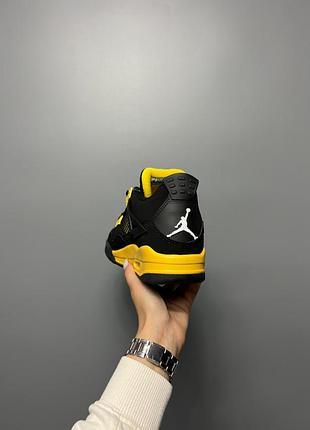 Кросівки nike air Pine jordan 4 retro 'thunder'6 фото