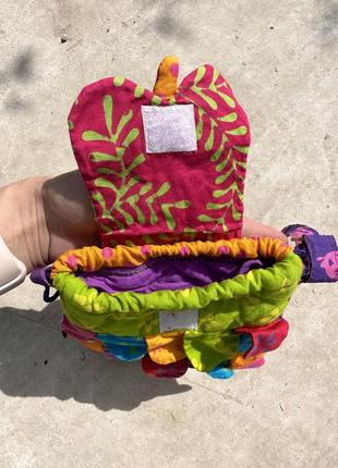 Тканинна сумочка для дівчинки сова3 фото