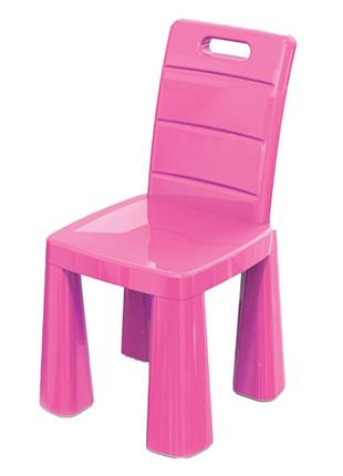 Дитячий пластиковий стіл і 2 стільці 04680/3 рожевий3 фото