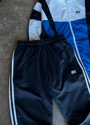 Осенний синий спортивный костюм комплект nike вынтаж осенний винтажный костюм nike найк5 фото