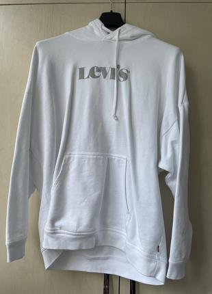 Худи levi's женский bright white