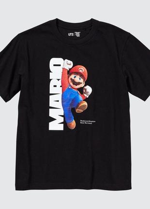 Футболка с рисунком super mario bros. movie uniqlo