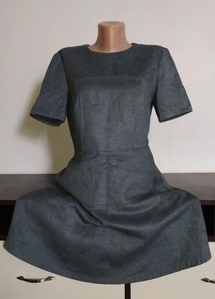 Шерстяное платье платье от zara2 фото