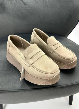 Лоферы натуральные