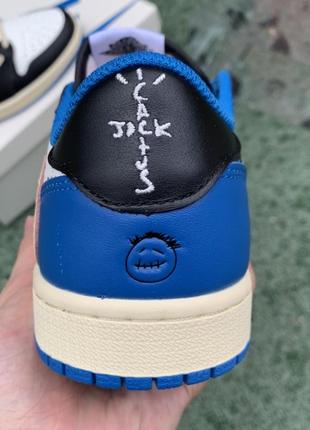 Кросівки jordan 1 low fragment travis scott джордан фрагмент тревіс5 фото