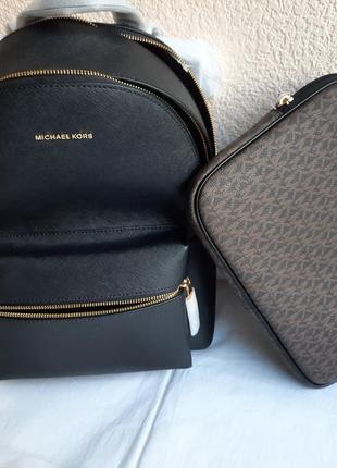 Michael kors sally medium 2-in-1 backpack новий оригінальний рюкзак з чохлом для планшета5 фото