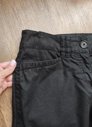 Стильные льняные широкие палаццо брюки h&amp;m + рубашка5 фото