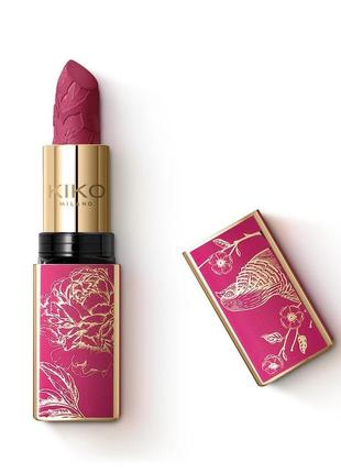 Kiko milano charming escape luxurious matte lipstick оттенок 05 pinkish lily