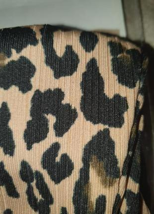 Тигровая качественная натуральная вискозная пижама в рубчик/домаш костюм, кофта и штаны5 фото