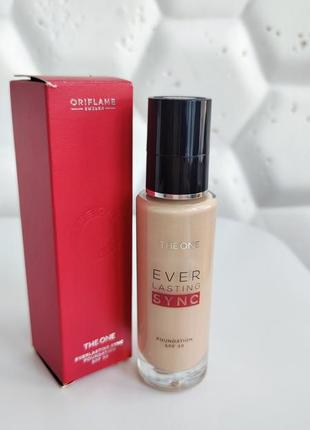 Стойкий тональный крем основа орифлейм природный беж oriflame ivory neutral ever lasting 35785