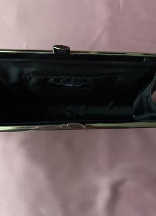 Сумочка черная вечерняя клатч