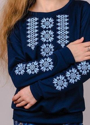 Трикотажний світшот-вишиванка