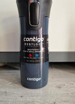 Термокружка contigo 473ml  термос уцінка1 фото