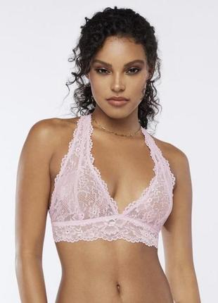 Шикарний, ніжний, мереживний бюстгальтер топ floral lace racerback bralette преміум бренда savage в розмірі м